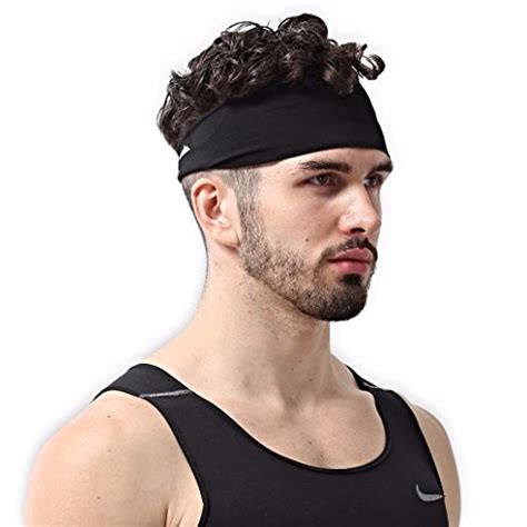 men's workout headband long hair.